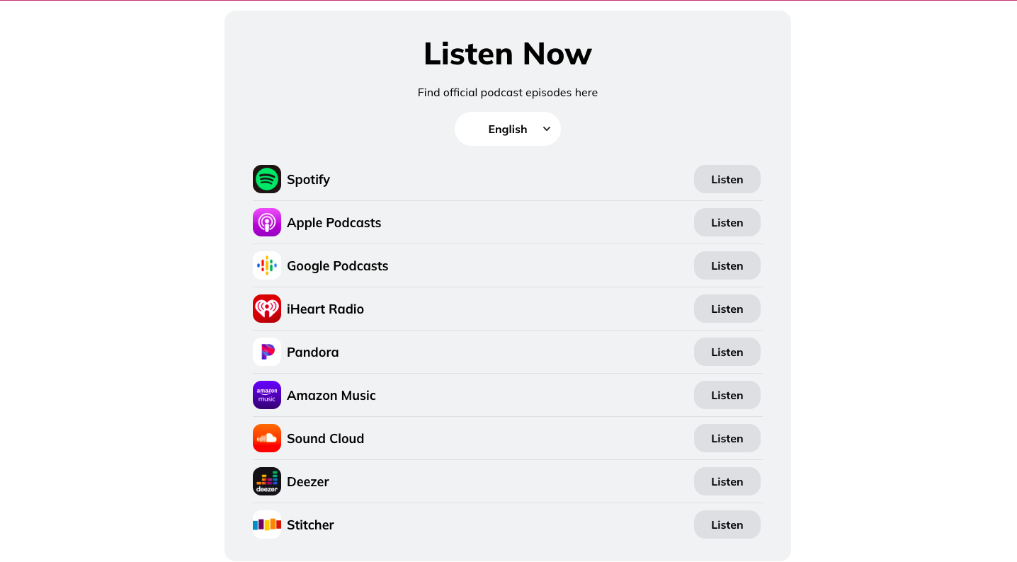 Elevation Church Podcast Page built by Winnie Verzosa