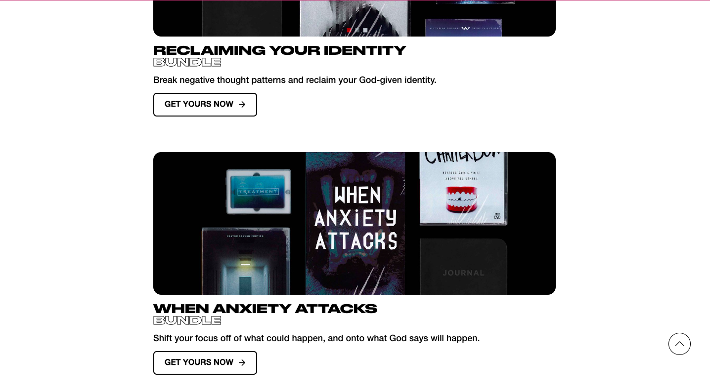 Steven Furtick Bundle Promo Marketing Page called Win The War Within built by Winnie Verzosa